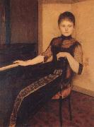 Fernand Khnopff, Portrait of Maria van Rijckevorsel-Dommer van Poldersveldt